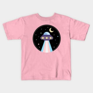 Kawaii Pride Transgender UFO Kids T-Shirt